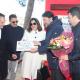 El alcalde Luis Barcala y el presidente de la Diputación, Carlos Mazón en la inauguración de la calle del Hogar Provincial Antonio Fernández Va...