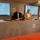 Antonio Manresa y Manuel Villar en la rueda de prensa de la Junta de Gobierno Antonio Manresa y Manuel Villar en la rueda de prensa de la Junta de Gobierno