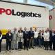 El alcalde Luis Barcala acompañado de la concejala de Empleo y Fomento, Mª Carmen de España durante su visita a XPO Logistics