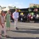 Visita de la concejala de Mercados y Comercio, Lidia López, y el concejal de Movilidad Urbana, Carlos de Juan, al nuevo mercadillo de Urbanova