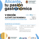 Cartel V edición de Alicante gastronómica
