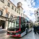 Autobús frente al Ayuntamiento de Alicante