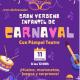 Cartel anunciador del Carnaval infantil en el castillo de Santa Bárbara