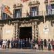 Tres minutos de silencio de la corporación alicantina Tres minutos de silencio de la corporación alicantina
