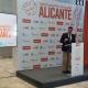 El alcalde en la inauguración de la nueva base en Alicante easyJet