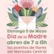 Cartel apertura domingo puestos flores