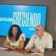 Imagen de los portavoces del equipo de Gobierno en la rueda de prensa de la junta Imagen de los portavoces del equipo de Gobierno en la rueda de prensa de la junta
