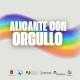 Cartel con colores arcoiris