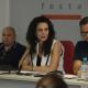 Imagen de la la concejala de Fiestas, Cristina Cutanda, en la Asamblea de la Federació de Fogueres Imagen de la la concejala de Fiestas, Cristina Cutanda, en la Asamblea de la Federació de Fogueres