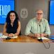Imagen de los portavoces municipales en la rueda de prensa de la Junta de Gobierno