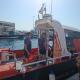 La nueva ubicación se sitúa junto a los barcos de Salvamento Marítimo y Guardia Civil, con los que colaboran los bomberos en múltiples supuesto...