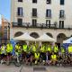 Imagen de la jornada para aprender a circular en bici en la Semana Europea de la Movilidad en la plaza del Ayuntamiento