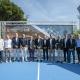 Imagen del alcalde de Alicante, Luis Barcala, en la presentación del  III Challenger Montemar ATP Ene Construcción de tenis