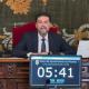 Imagen del alcalde de Alicante, Luis Barcala, en el Debate sobre el Estado de la Ciudad