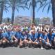 El alcalde Barcala junto a los pirotécnicos de Fuegos Artificiales del Mediterráneo