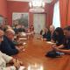 Imagen de la reunión del operativo especial de Todos los Santos