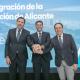 Imagen de archivo del alcalde de Alicante, Luis Barcala, junto con el ministro de Transportes y Movilidad Sostenible, Óscar Puente, y el president...
