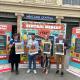 Imagen de la concejala de Mercados, Lidia López, en la presentación del Central Mercat Fest junto con comerciantes