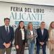 Imagen del alcalde de Alicante, Luis Barcala, en la inauguración de la Feria del Libro de Alicante