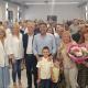 Imagen del alcalde de Alicante, Luis Barcala, en el acto en homenaje de Luis Romero Vílchez, expresidente de la asociación de vecinos de Campoamo...