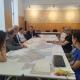 Imagen del concejal de Urbanismo, Antonio Peral, en la reunión mantenida con responsables de Urbanismo de El Campello, San Juan, Mutxamel y San Vi...