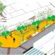 Imagen de la recreación de las obras de la calle Roselló