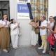 Imagen de las concejalas de Educación, Mari Carmen de España, y Cultura, Nayma Beldjilali, en el acto realizado en el centro de formación para a...