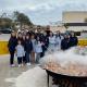 Imagen de una paella gigante en Hogueras