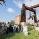 Imagen del alcalde de Alicante, Luis Barcala, en el acto en homenaje a Miguel Ángel Blanco, el joven concejal vasco de Ermua asesinado hace 29 añ...