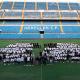 Imagen del alcalde de Alicante, Luis barcala, en la presentación de los equipos de la cantera del Hércules