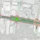 Imagen de la recreación del nuevo diseño de la avenida de Elche en Aguamarga con su nueva rotonda
