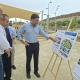 El alcalde Luis Barcala, durante la visita a las instalaciones del nuevo parque