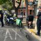 Imagen de la Policía Local de Alicante en un control aleatoria de patinetes