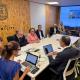 Imagen de la reunión celebrada para defender este lunes ante el jurado de la Comisión Europea y durante cerca de una hora su candidatura a ser Ca...