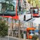 Imagen de autobús urbano y tranvía