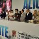 Imagen del alcalde de Alicante, Luis Barcala, en el stand del Ayuntamiento de Alicante