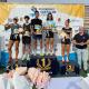 Imagen del concejal de Deportes, Manuel Villar, en el acto de entrega de los premios a los ganadores de la 12ª Carrera de los Castillos