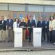 Imagen del alcalde, Luis Barcala y la presidenta de la fundación, Hortensia Herrero, junto a miembros del equipo de Gobierno y representantes de l...