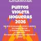 Cartel puntos violeta Hogueras 2026