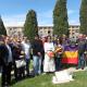 Homenaje en el Cementerio