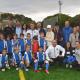 Luis Barcala y Marisa Gayo, con el equipo pre-benjamín del Hércules y algunos padres