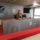 La Portavoz de equipo de gobierno, Mari Carmen de España, en rueda de prensa