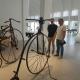 Exposición de bicicletas.