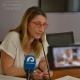 La portavoz municipal, Mari Carmen de España, informa en rueda de prensa de los acuerdos de la Junta de gobierno